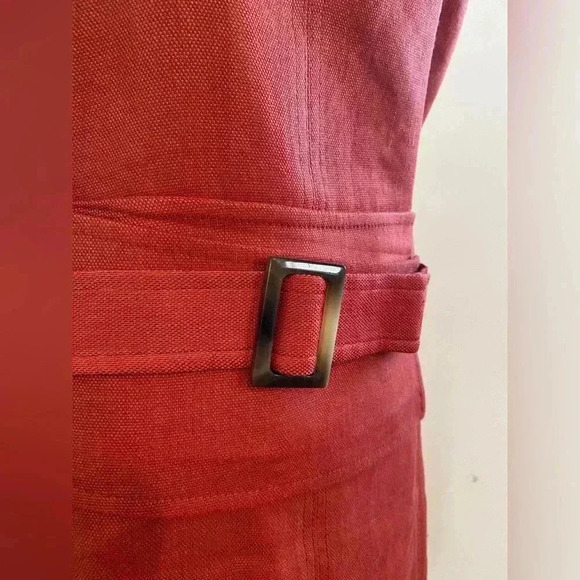 Veronica Beard Sadira Linen and Viscose Sheath Mini Dress Size 10 - Picture 6 of 11